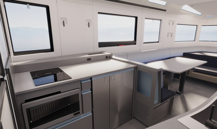Three-Point Galley Kitchen